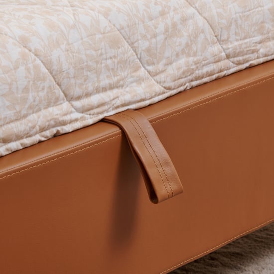 Tiffany Hazel Queen Bed with Hydraulic Storage - Brown