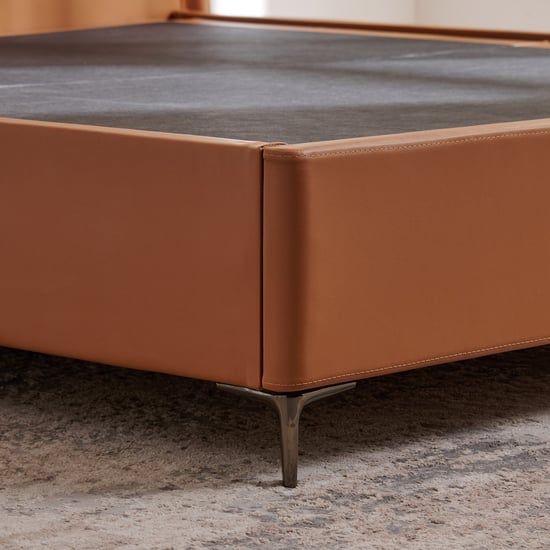 Tiffany Hazel Queen Bed with Hydraulic Storage - Brown