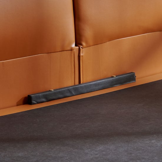 Tiffany Hazel Queen Bed with Hydraulic Storage - Brown