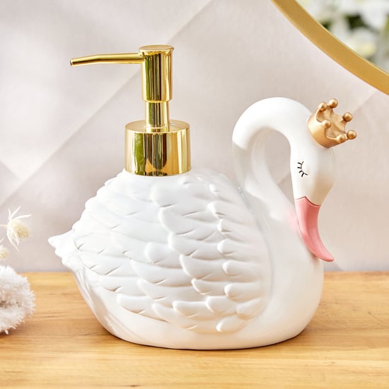 Slate Kids Polyresin Swan Soap Dispenser - 320ml