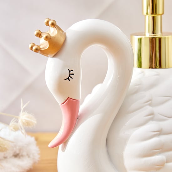 Slate Kids Polyresin Swan Soap Dispenser - 320ml