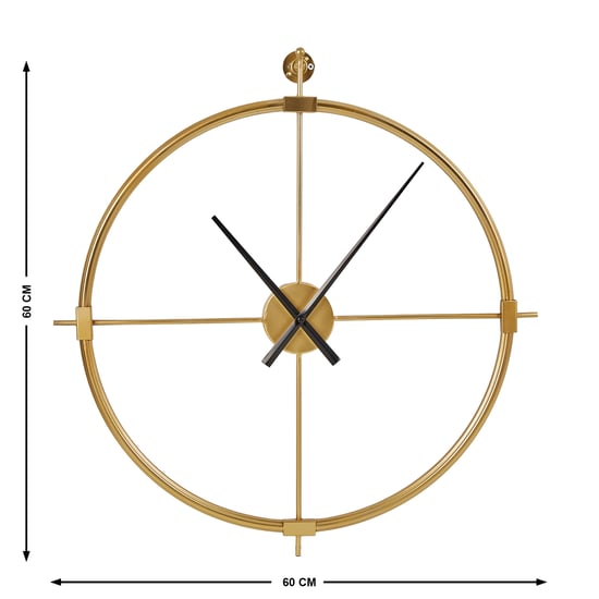 Casablanca Pioneer Metal Wall Clock - 60cm