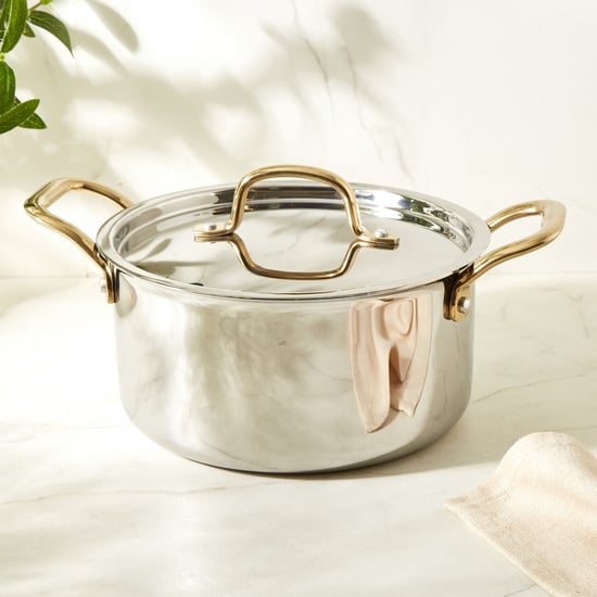 Gravis Stellar 5Pcs Tri-Ply Stainless Steel Induction Compatible Cookware Set