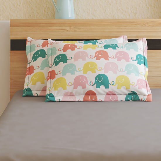 Slate Kids Set of 2 Printed Pillow Covers - 70x45cm