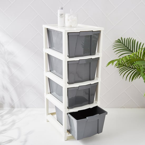 Omnia Oban Polypropylene 4-Tier Drawers