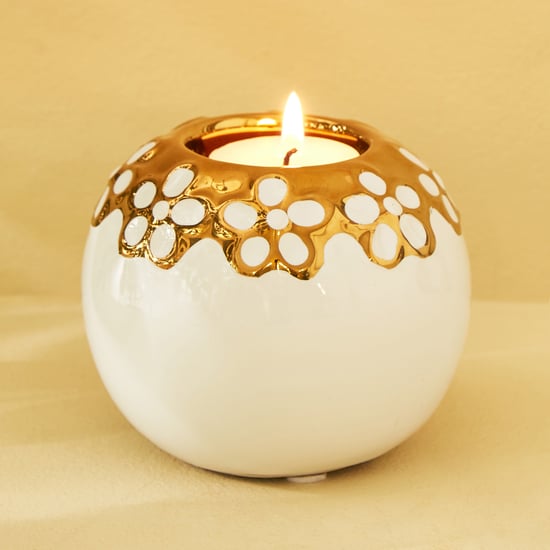 Stellar Celestial Ceramic T-Light Holder