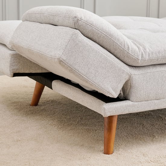 Gamora Fabric 3-Seater Sofa Bed with Drop-Down Table