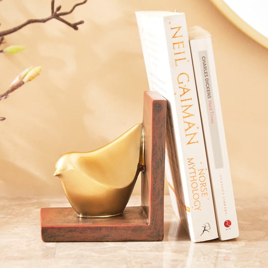 Paloma Robin Polyresin Bird Bookend