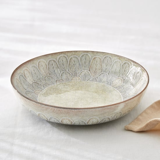 Camellia Aroma Bone China Printed Serving Bowl - 750ml