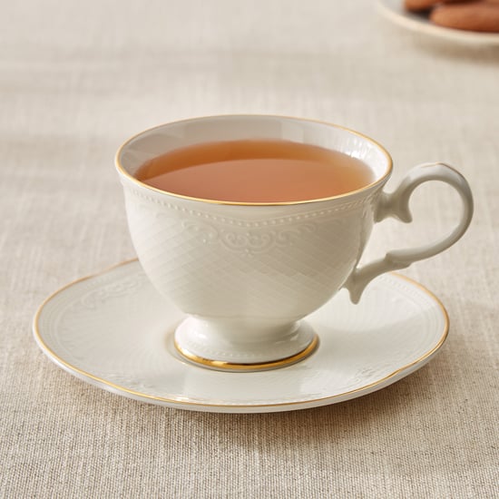 Marshmallow Ext Sicily Porcelain Cup and Saucer - 250ml