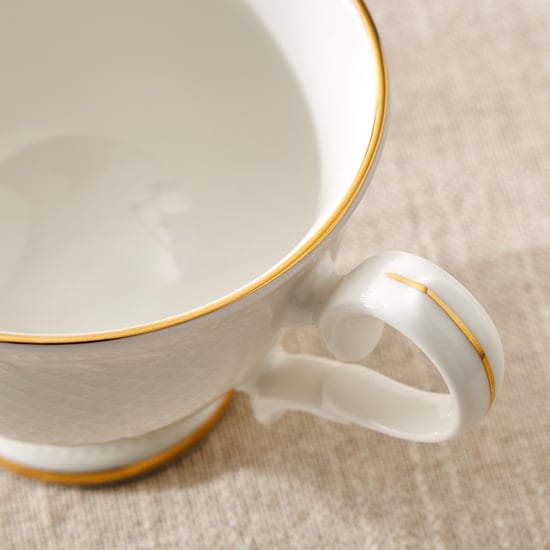 Marshmallow Ext Sicily Porcelain Cup and Saucer - 250ml