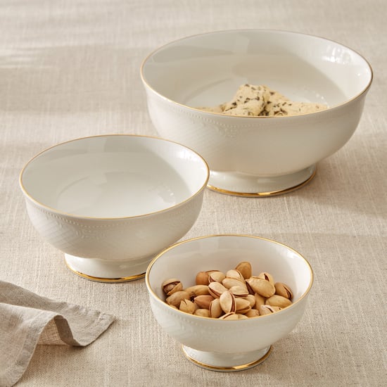 Marshmallow Ext Sicily Porcelain Serving Bowl - 1.4L