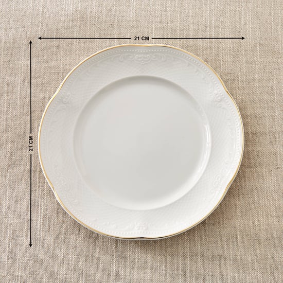 Marshmallow Ext Sicily Porcelain Side Plate - 21cm