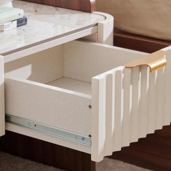 Elysium Bedside Table - Brown