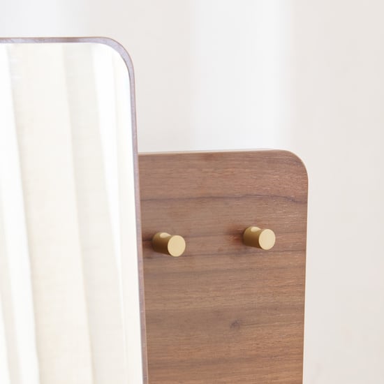 Elysium Dresser Mirror with Drawer - Brown