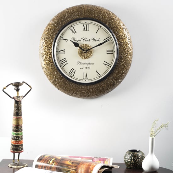 VEDAS Clare Metal Wall Clock - 30cm