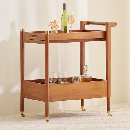 Amanda Serving Trolley - Brown