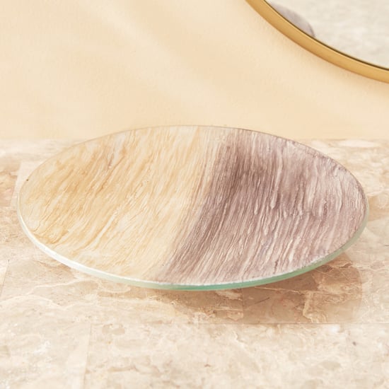 Eternity Viva Strln Glass Decorative Platter