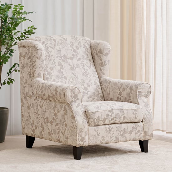 Botanical NXT Fabric Wing Chair - Beige