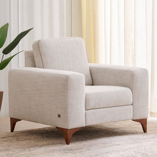 Quebec NXT Fabric 1-Seater Sofa - Beige
