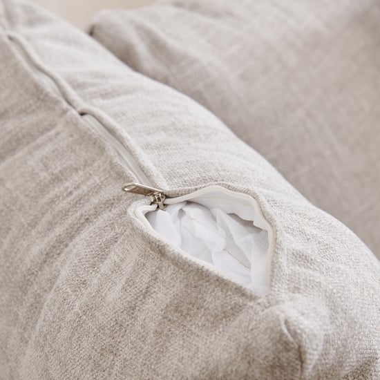 Botanical NXT Fabric 3-Seater Sofa with Cushions - Grey | Grey
