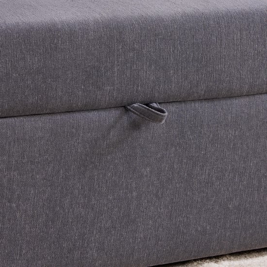 Woodland Fabric 3-Seater Sofa Bed - Grey
