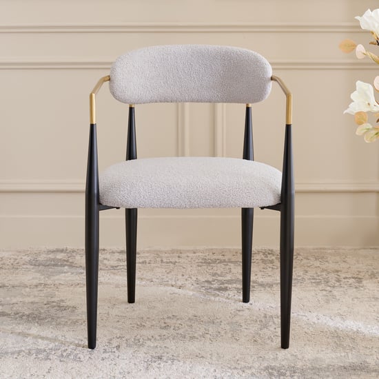 Agatha Fabric Accent Chair - Cream