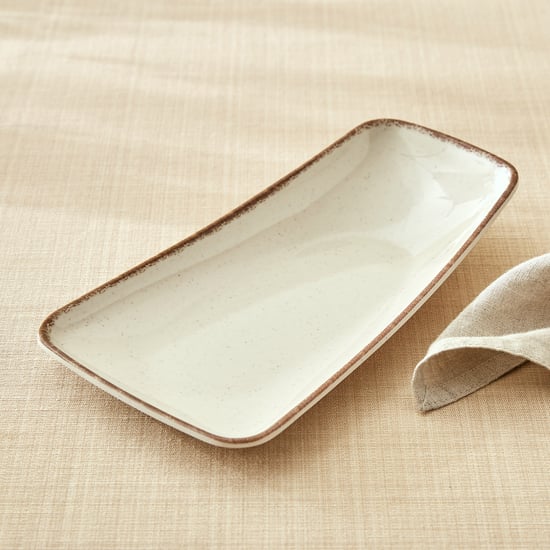 Meadows Plato Melamine Slanted Serving Platter - 23x12x4.5cm