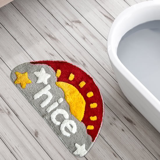 Slate Kids Cloud Anti-Slip Bath Mat - 70x50cm