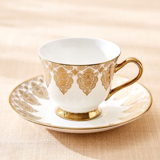 Midas Damask Bone China Cup and Saucer - 150ml