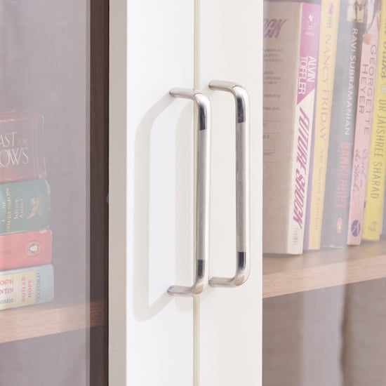 Helios Nolan 2-Door Book Cabinet - Teak