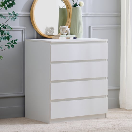 Helios Reynan NXT Chest of 4 Drawers - White