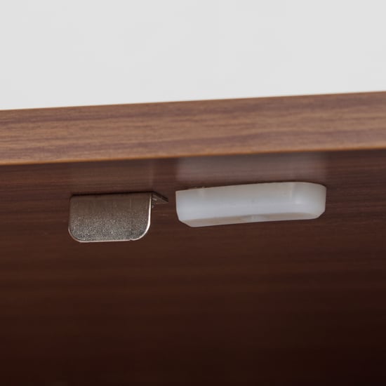 Helios Alton Box Storage Queen Bed with Bedside Table and 2-Door Wardrobe