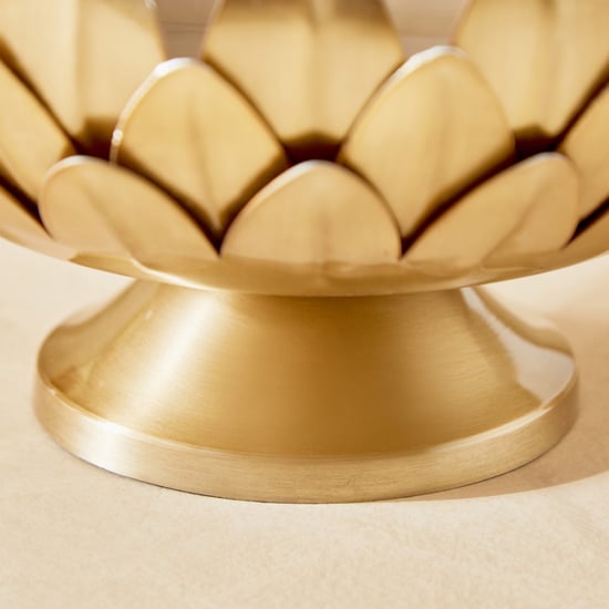Majestic Petals Metal Potpourri Bowl