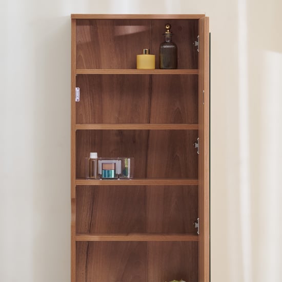 Samuel Dresser Mirror with Drawers - Brown