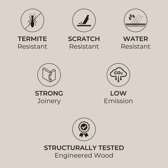 Helios Alton Box Storage King Bed with Bedside Table