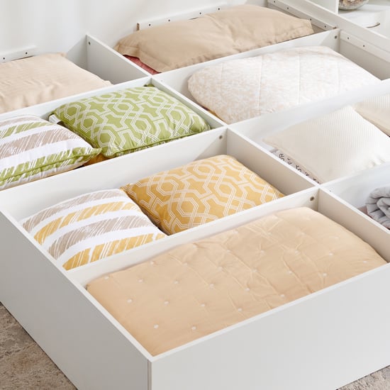 Helios Alton Box Storage King Bed with Bedside Table