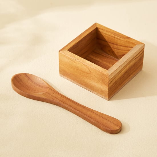 Haze Dietes Wooden Masala Box
