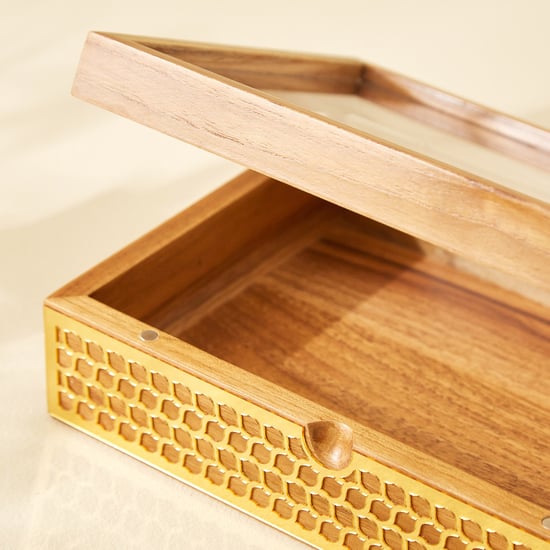 Haze Dietes Wooden Masala Box