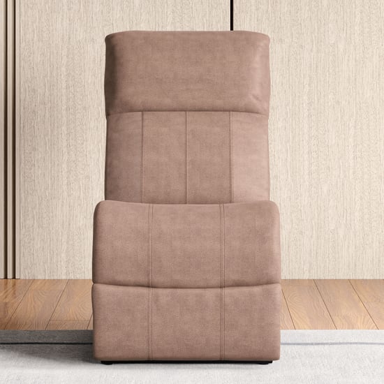 Denver Fabric 4-Seater Manual Recliner Set - Brown