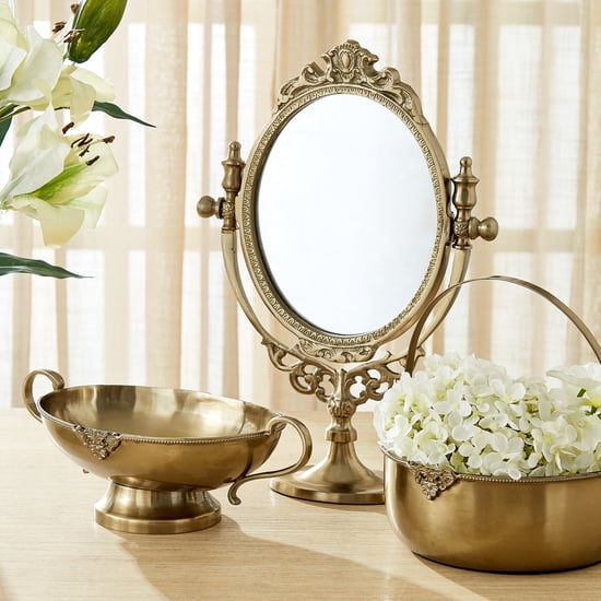 Heritage Renew Tara Metal Decorative Vanity Mirror