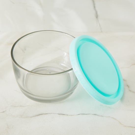 Tuscany Zinnia Set of 4 Glass Bowls with Tray - 300ml