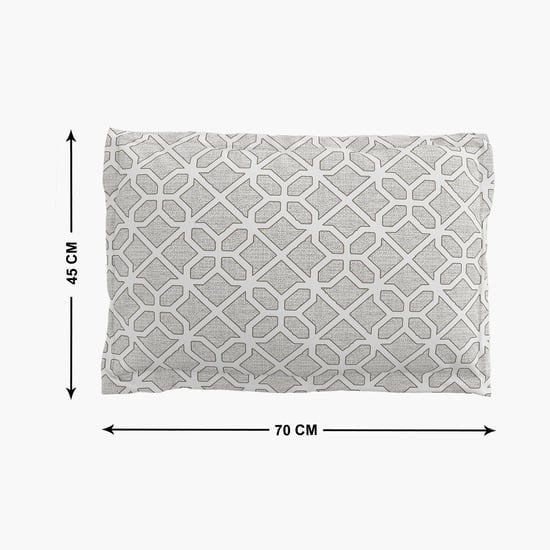 Oxford Pebble Set of 2 Printed Pillow Covers - 70x45cm