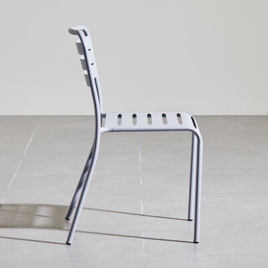 Odin Metal Outdoor 2-Seater Table Set with Chairs - White