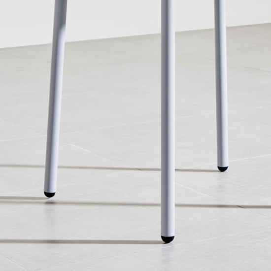 Odin Metal Outdoor 2-Seater Table Set with Chairs - White