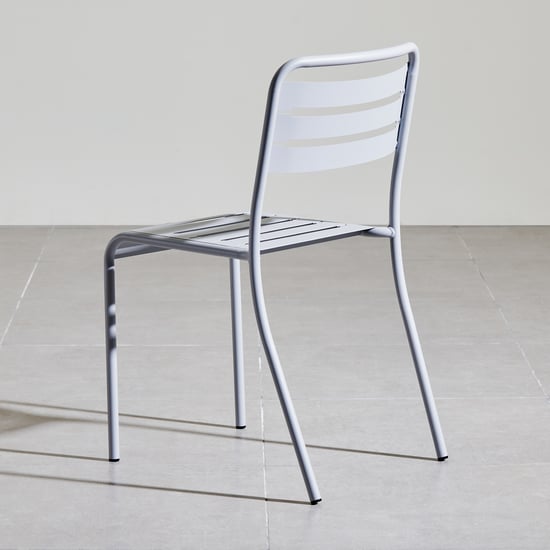 Odin Metal 4-Seater Outdoor Table Set with Chairs - White