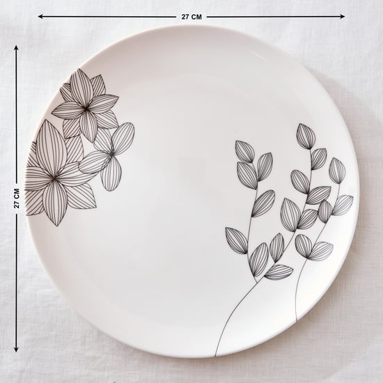 Midnight Melody Melamine Printed Dinner Plate - 27cm