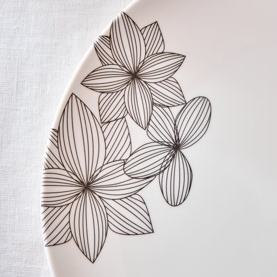 Midnight Melody Melamine Printed Dinner Plate - 27cm