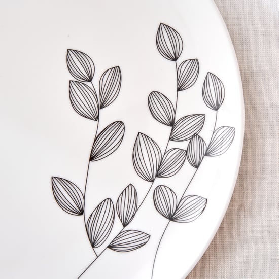 Midnight Melody Melamine Printed Dinner Plate - 27cm