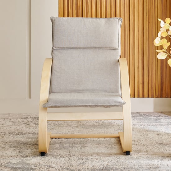 Paulo Fabric Accent Chair - Beige